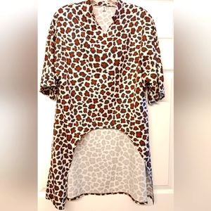 Leopard print tunic